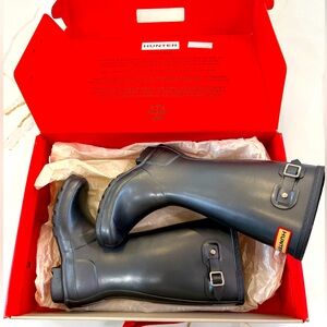 Hunter Kids Boots in Black